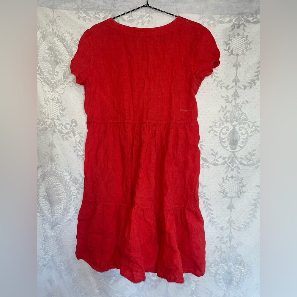 francesca bettini red linen dress Clothing Francesca Bettini Linen Online Sale